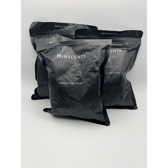 Inscents Brand Cones Mixed Scent 100 Count Per Bag Lot Of 3 New - Picture 1 of 3